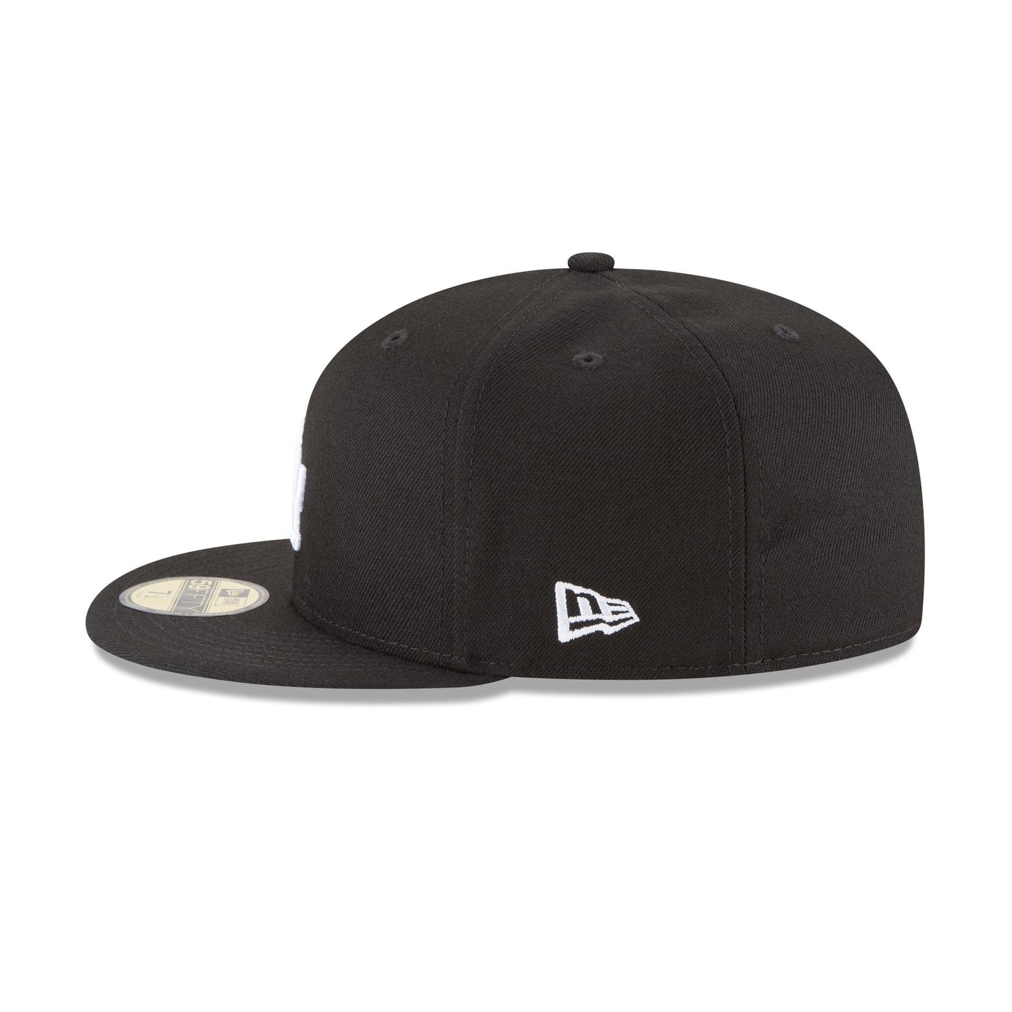 Los Angeles Dodgers Triple Player Side Patch Black 59FIFTY Fitted Hat