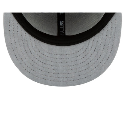 Los Angeles Dodgers Triple Player Side Patch Black 59FIFTY Fitted Hat