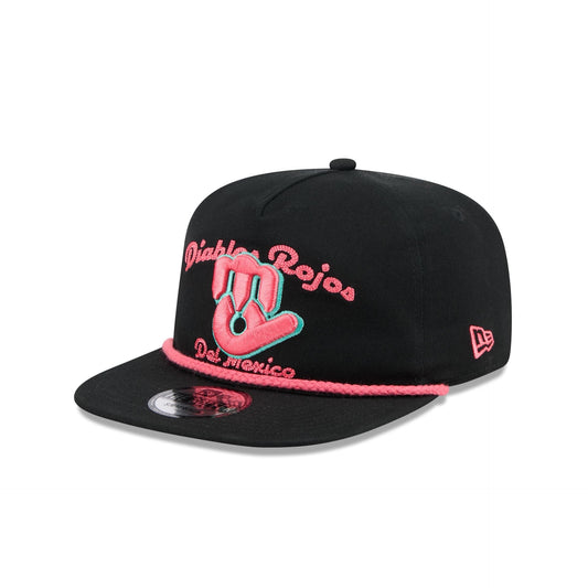 Diablos Rojos del México Two-Tone Black Golfer Hat
