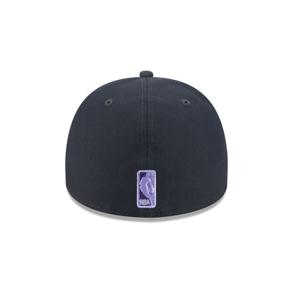 Los Angeles Lakers Navy Lavender 59FIFTY A-Frame Fitted Hat